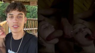 Vizinho vazou loira safada quicando na boca em 15s