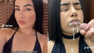 Vazou Adria Magna do Tiktok melhores gozada na cara